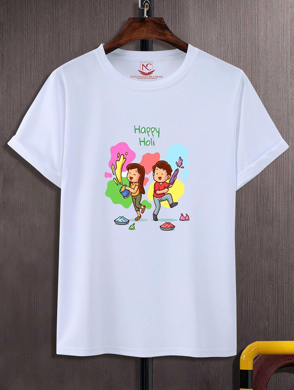 unisex graphic printed round neck tshirt - 20769166 - Zoom Image - 0