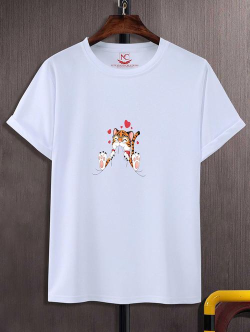 unisex graphic printed round neck tshirt - 20769195 - Standard Image - 0
