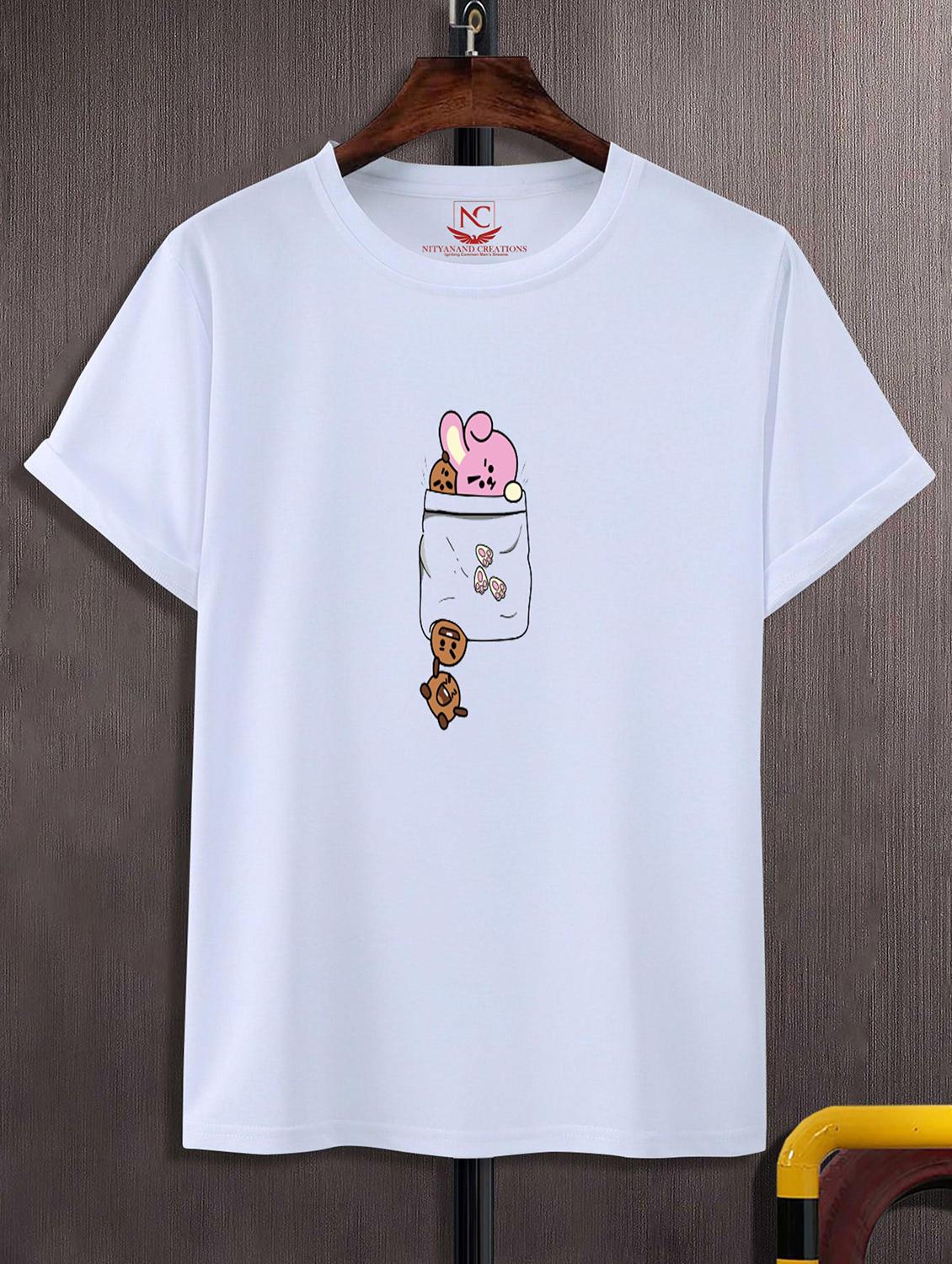 unisex graphic printed round neck tshirt - 20769202 - Zoom Image - 0