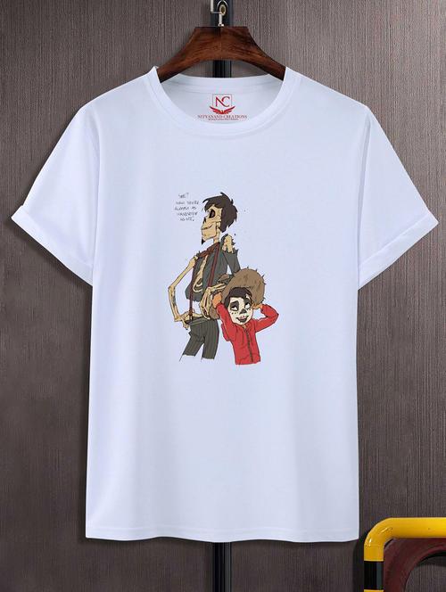 unisex graphic printed round neck tshirt - 20769213 - Standard Image - 0