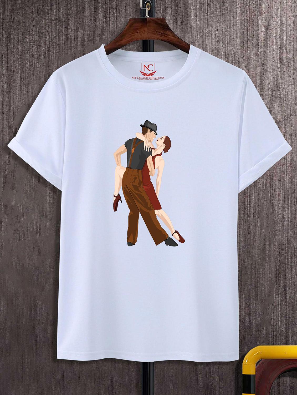 unisex graphic printed round neck tshirt - 20769226 - Zoom Image - 0