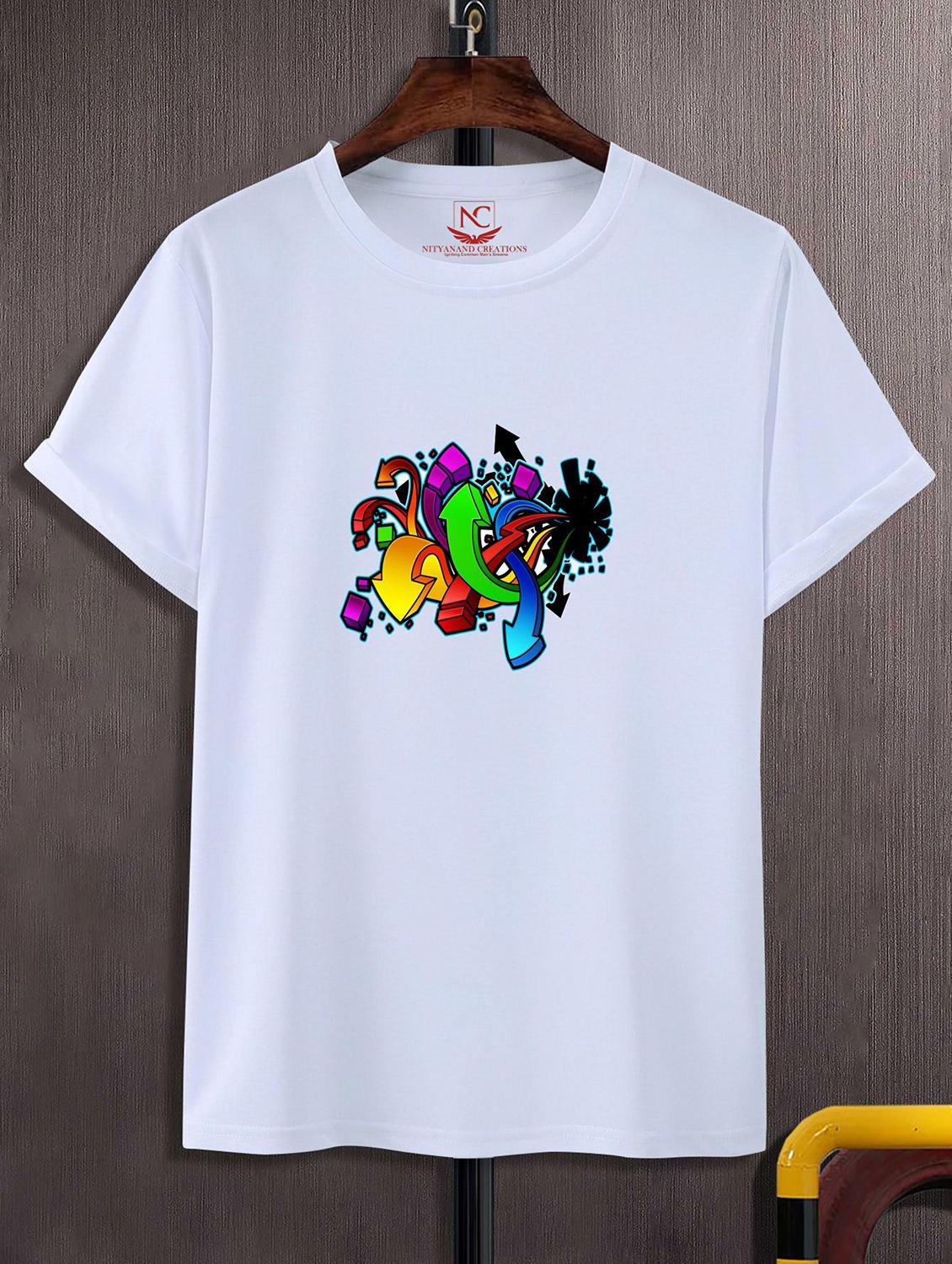 unisex graphic printed round neck tshirt - 20769232 - Zoom Image - 0