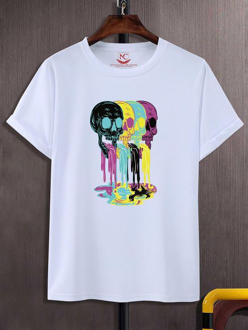 unisex graphic printed round neck tshirt - 20769235 - Standard Image - 0