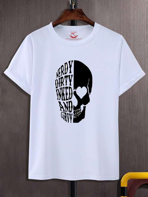 unisex graphic printed round neck tshirt - 20769239 - Standard Image - 0