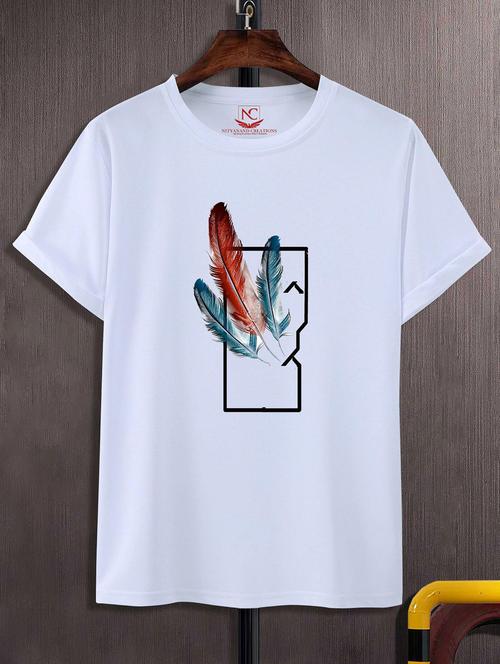 unisex graphic printed round neck tshirt - 20769252 - Standard Image - 0