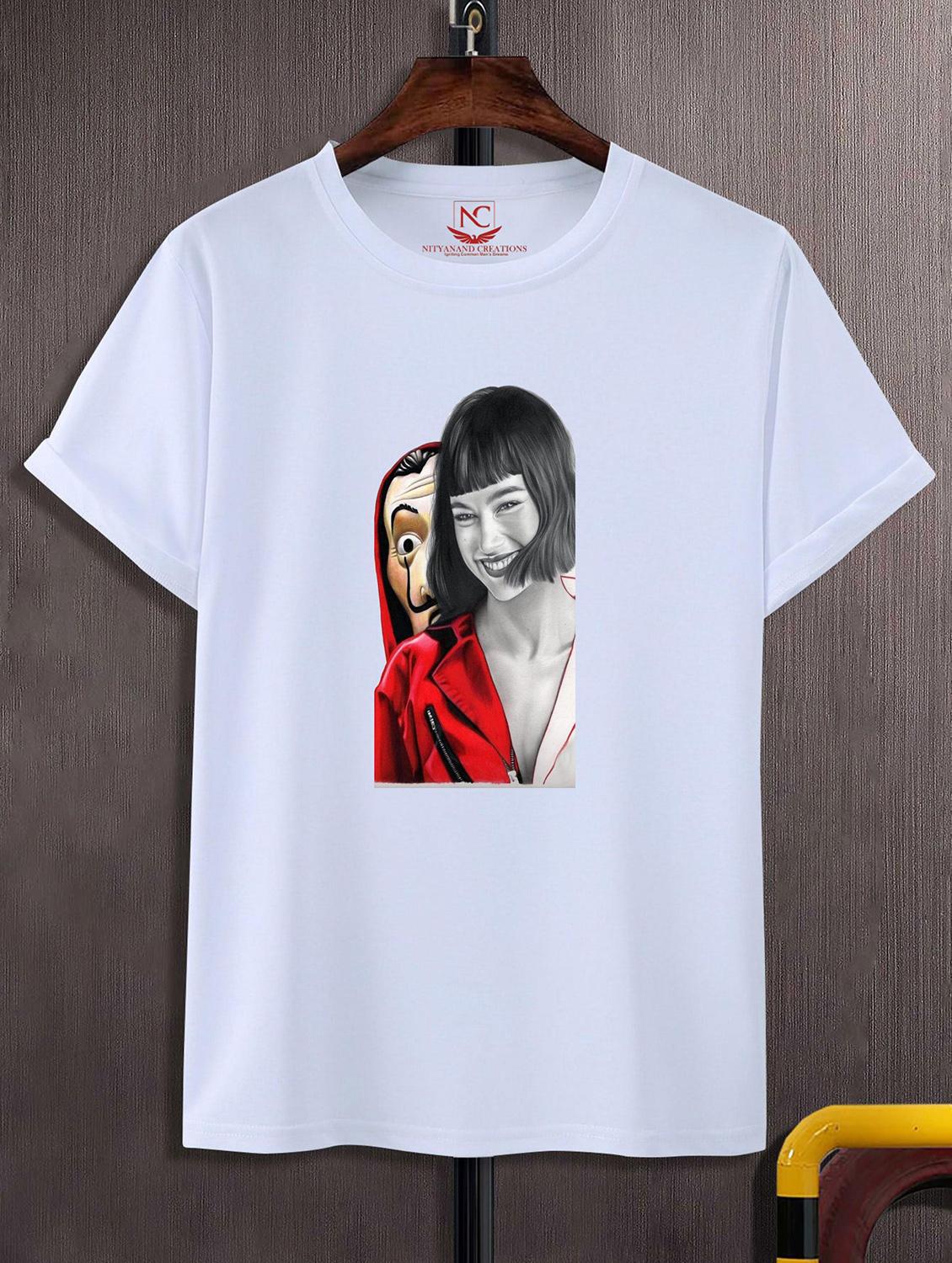 unisex graphic printed round neck tshirt - 20769260 - Zoom Image - 0