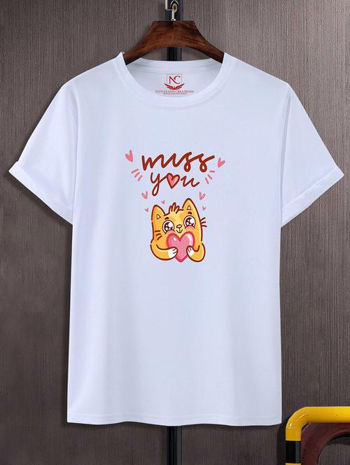 unisex graphic printed round neck tshirt - 20769267 - Standard Image - 0