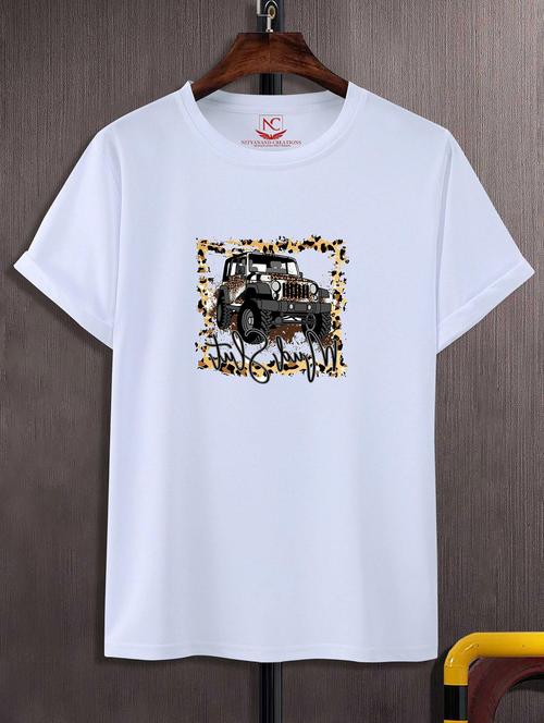 unisex graphic printed round neck tshirt - 20769272 - Standard Image - 0