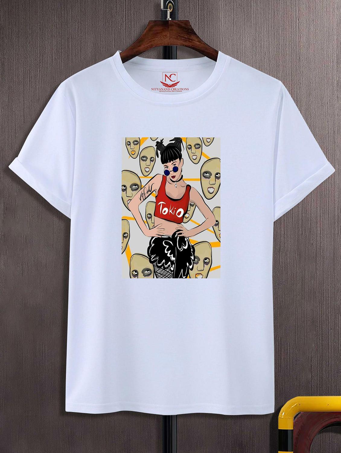 unisex graphic printed round neck tshirt - 20769291 - Zoom Image - 0