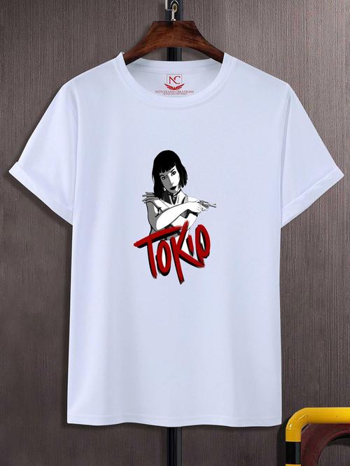 unisex graphic printed round neck tshirt - 20769303 -  Standard Image - 0