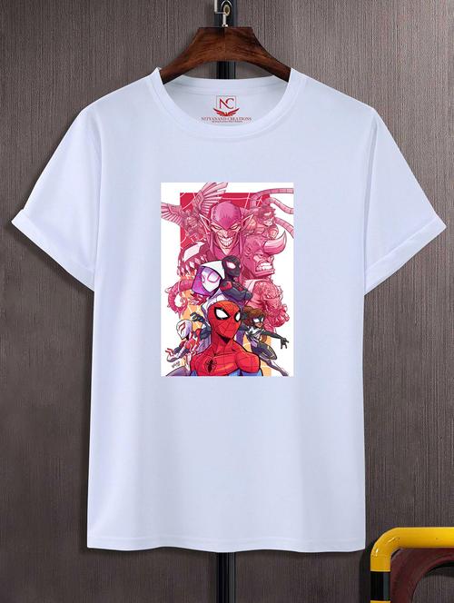 unisex graphic printed round neck tshirt - 20769310 - Standard Image - 0