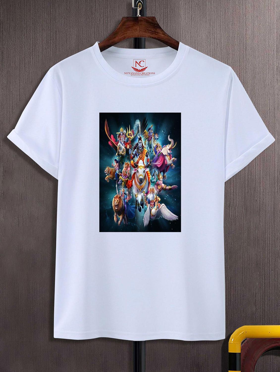 unisex graphic printed round neck tshirt - 20769318 - Zoom Image - 0
