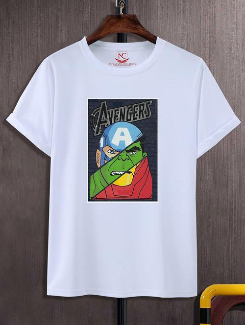 unisex graphic printed round neck tshirt - 20769328 - Standard Image - 0