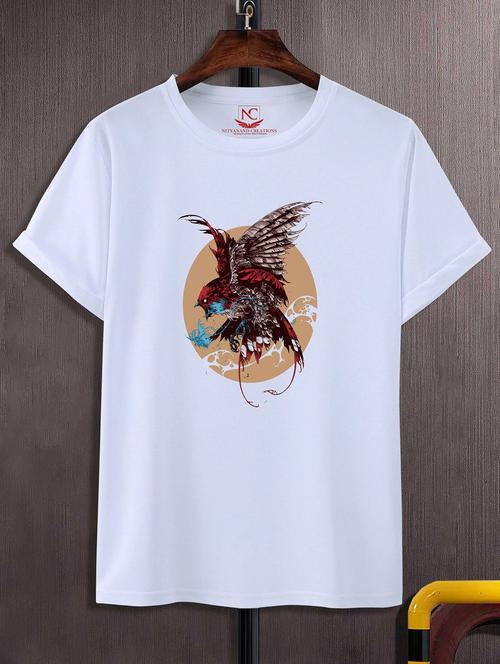 unisex graphic printed round neck tshirt - 20769339 - Standard Image - 0