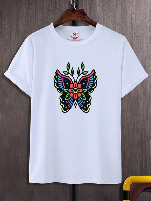 unisex graphic printed round neck tshirt - 20769345 - Standard Image - 0