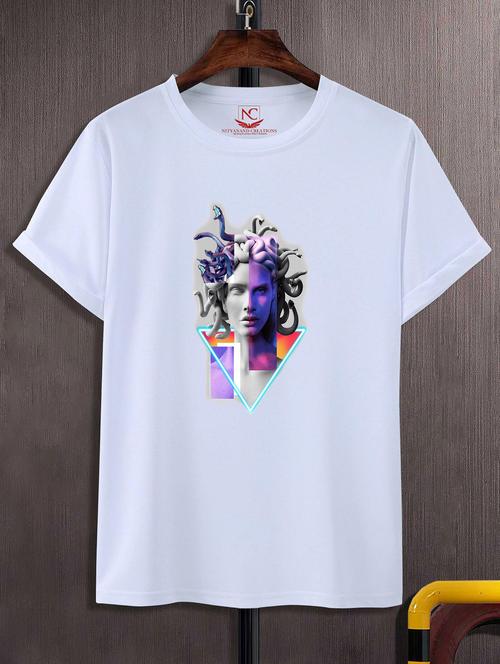 unisex graphic printed round neck tshirt - 20769353 - Standard Image - 0