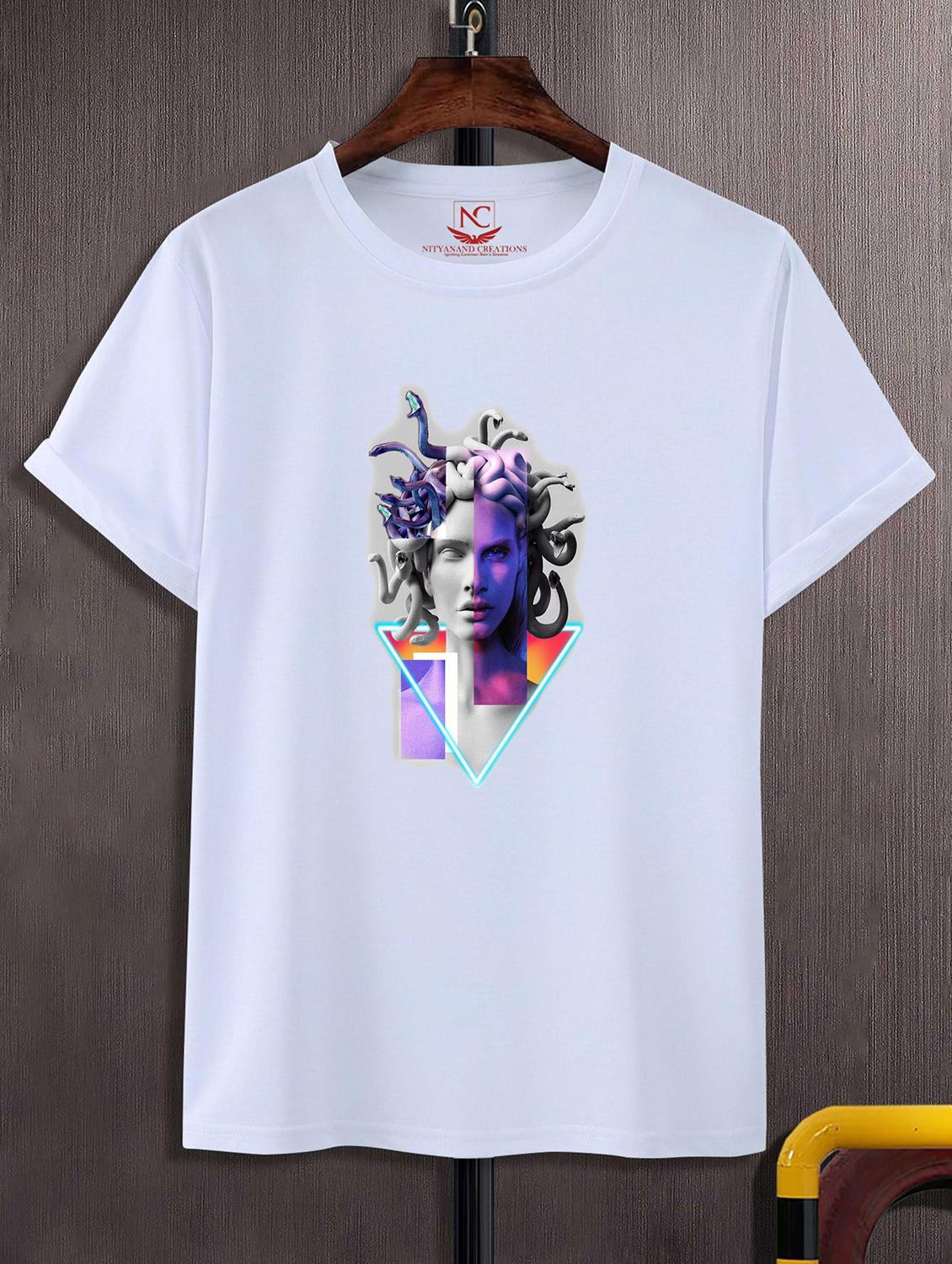 unisex graphic printed round neck tshirt - 20769353 - Zoom Image - 0
