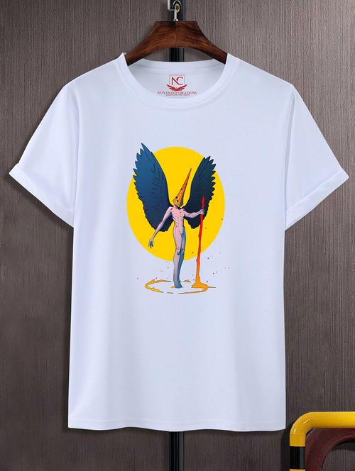 unisex graphic printed round neck tshirt - 20769363 - Standard Image - 0