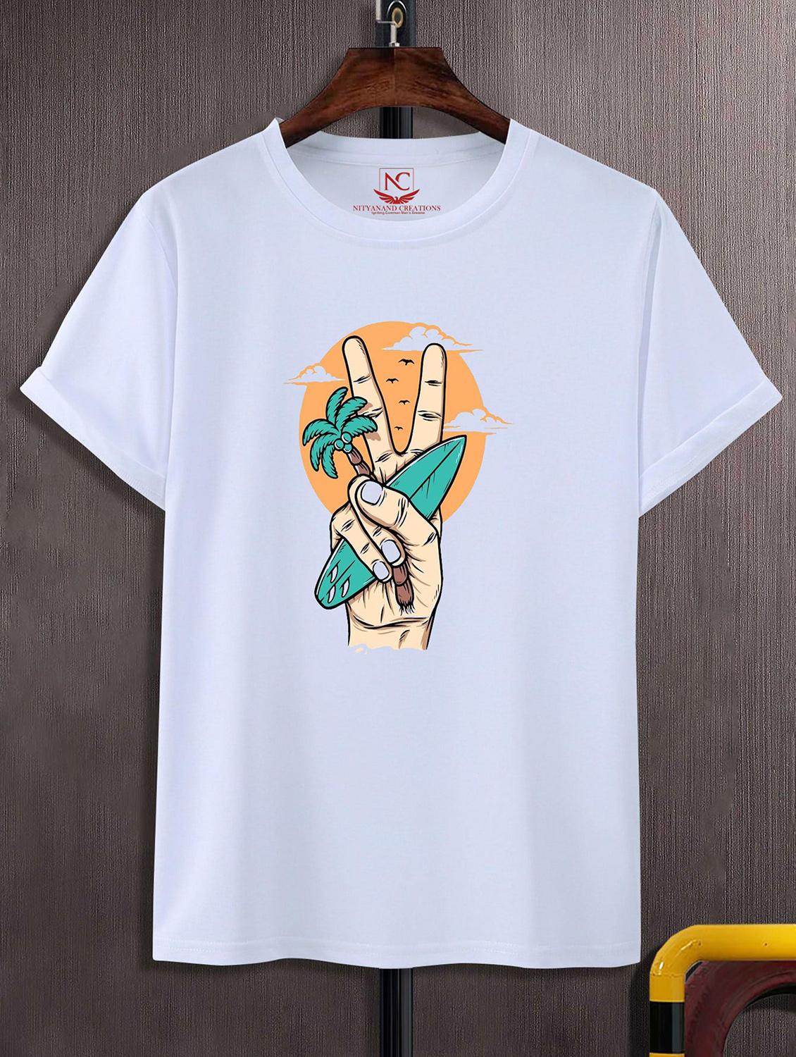 unisex graphic printed round neck tshirt - 20769369 - Zoom Image - 0