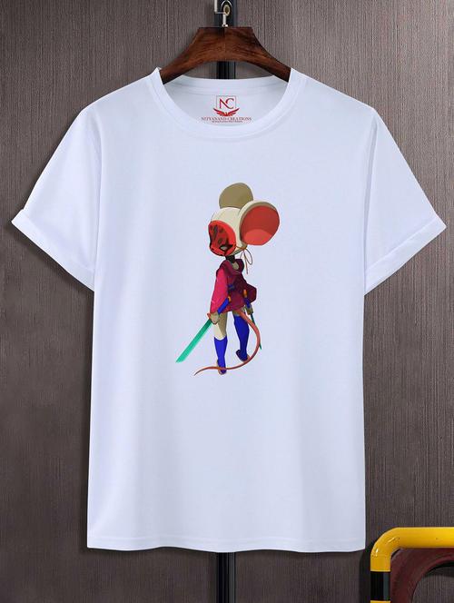 unisex graphic printed round neck tshirt - 20769373 -  Standard Image - 0