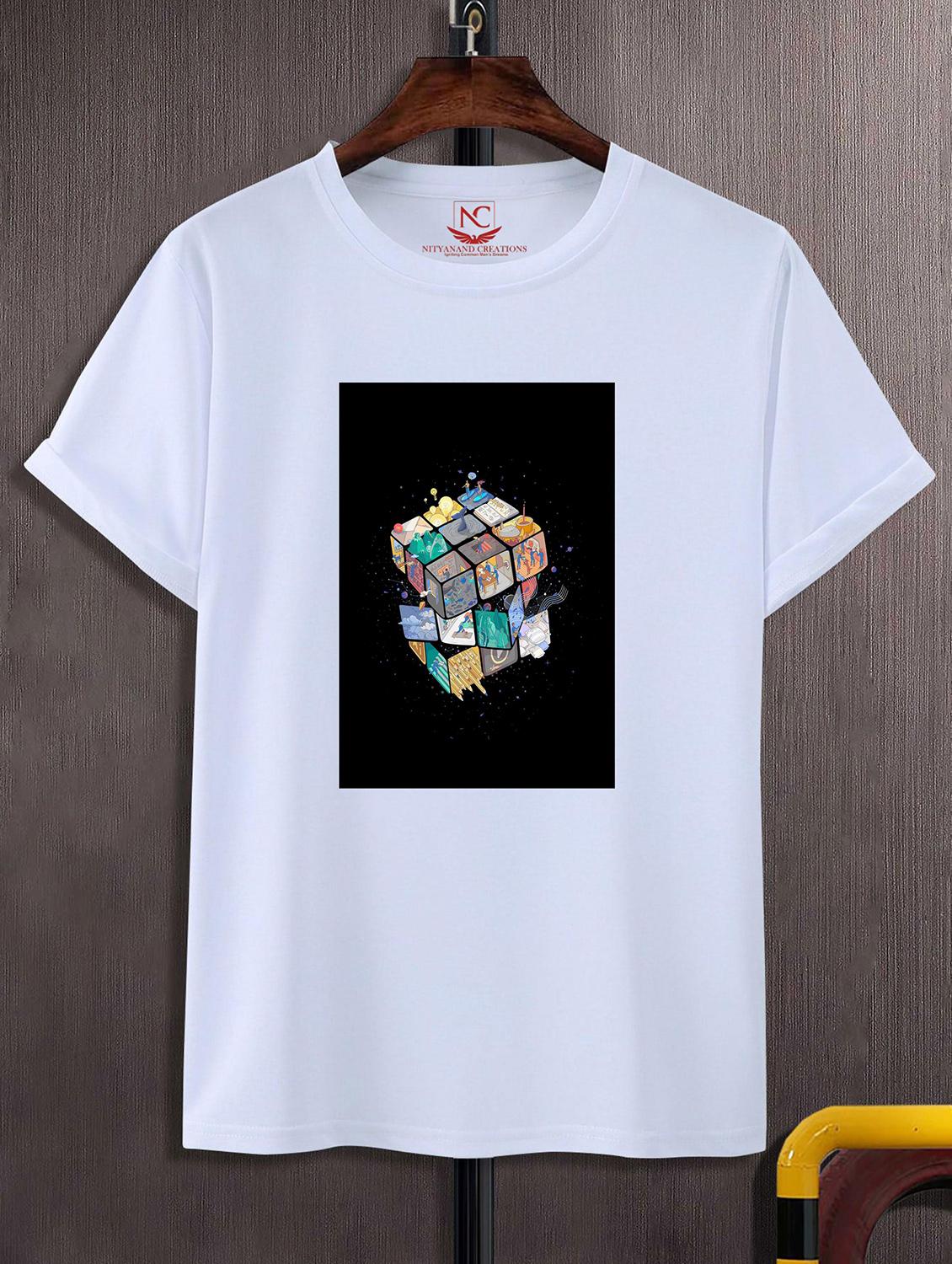 unisex graphic printed round neck tshirt - 20769386 - Zoom Image - 0