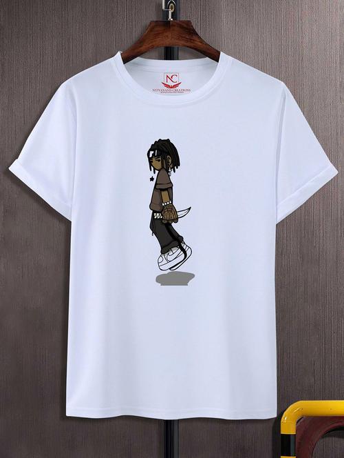 unisex graphic printed round neck tshirt - 20769408 - Standard Image - 0