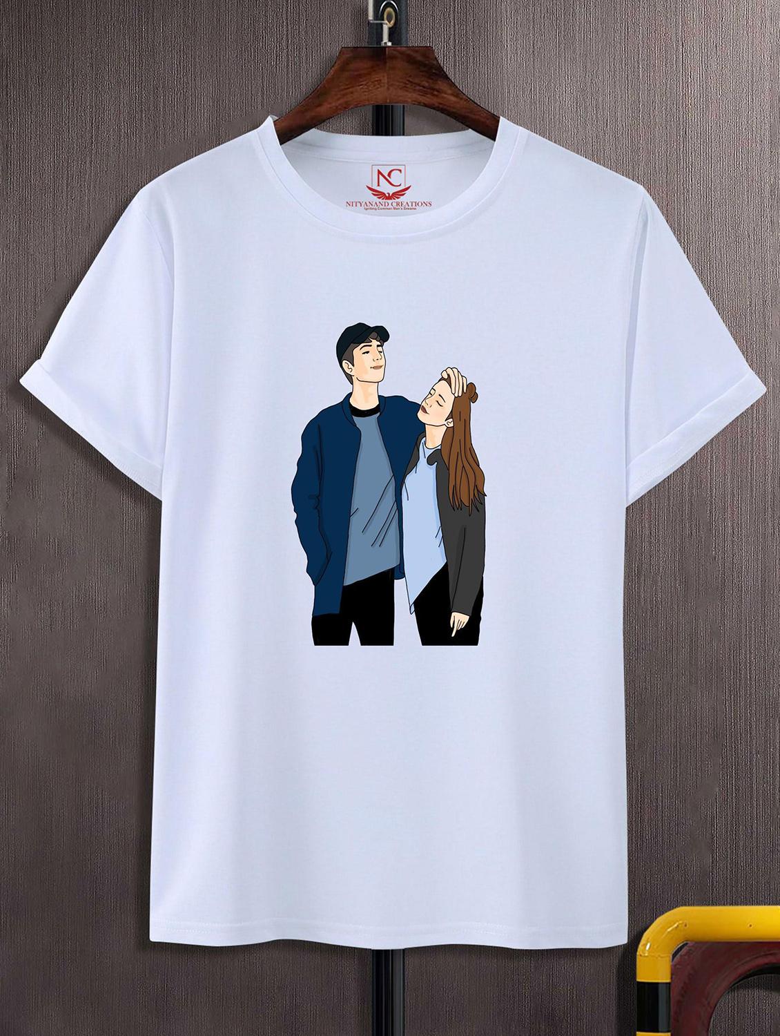 unisex graphic printed round neck tshirt - 20769422 - Zoom Image - 0
