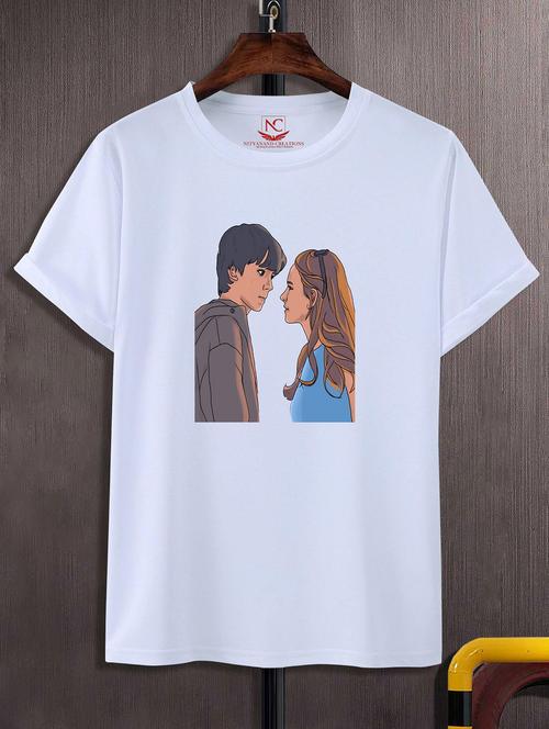 unisex graphic printed round neck tshirt - 20769423 - Standard Image - 0
