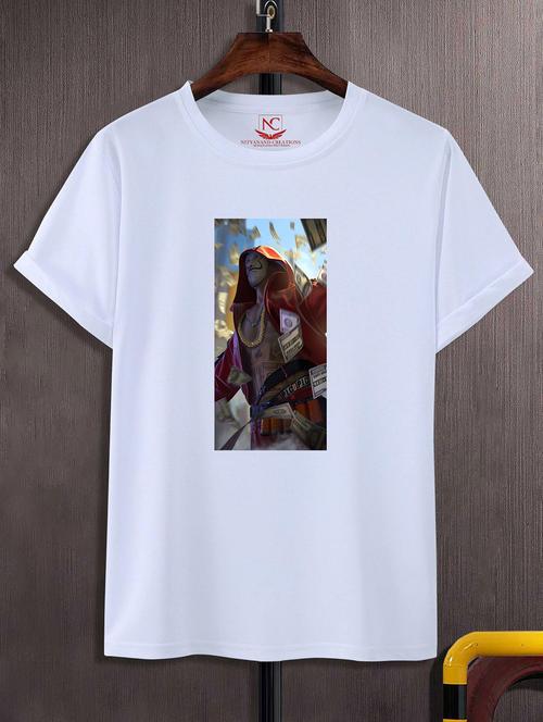 unisex graphic printed round neck tshirt - 20769474 - Standard Image - 0