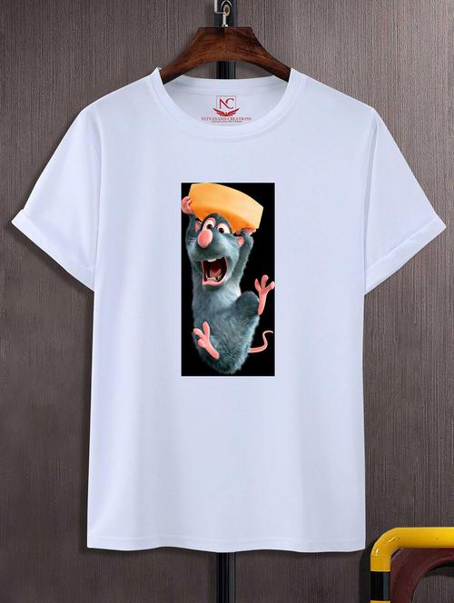 unisex graphic printed round neck tshirt - 20769495 -  Standard Image - 0