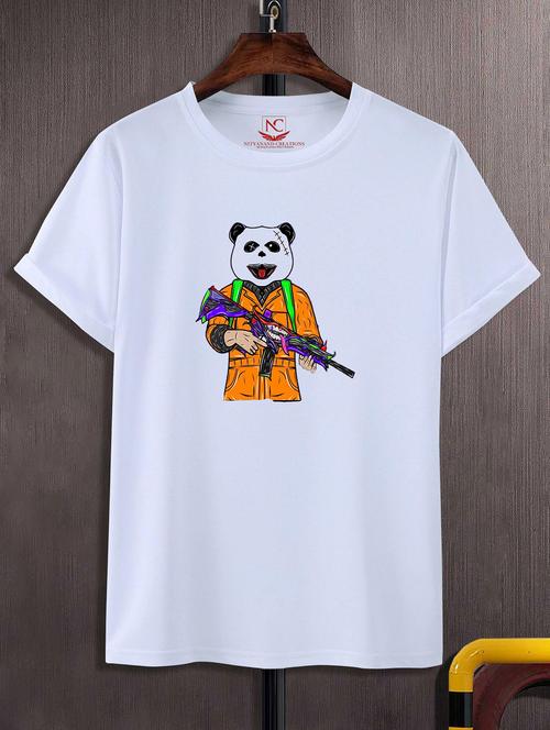 unisex graphic printed round neck tshirt - 20769530 - Standard Image - 0