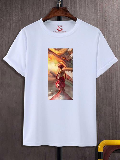 unisex graphic printed round neck tshirt - 20769600 - Standard Image - 0