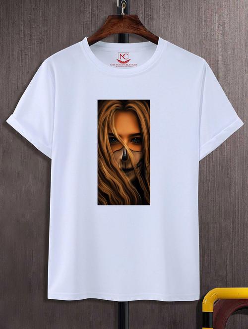 unisex graphic printed round neck tshirt - 20769608 - Standard Image - 0