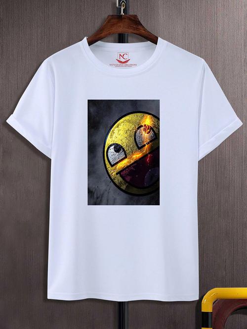 unisex graphic printed round neck tshirt - 20769610 - Standard Image - 0
