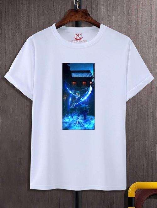 unisex graphic printed round neck tshirt - 20769623 -  Standard Image - 0
