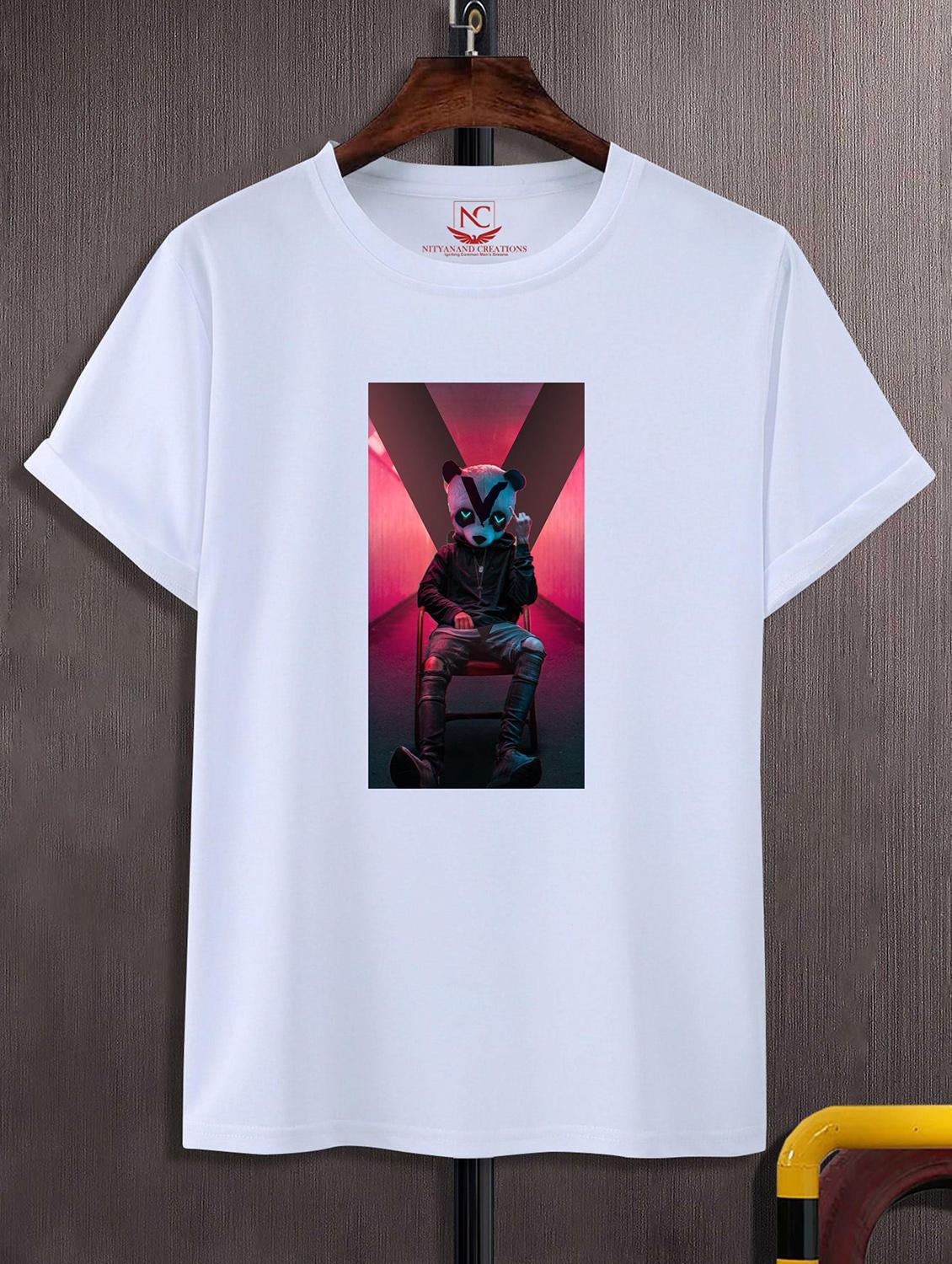 unisex graphic printed round neck tshirt - 20769639 -  Zoom Image - 0
