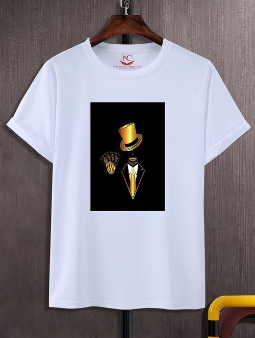 unisex graphic printed round neck tshirt - 20769646 - Standard Image - 0