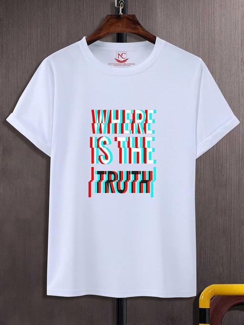 unisex graphic printed round neck tshirt - 20769768 - Standard Image - 0