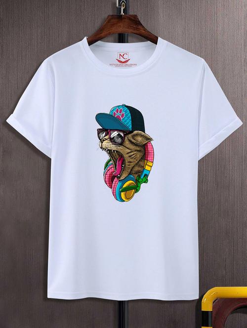 unisex graphic printed round neck tshirt - 20769773 -  Standard Image - 0