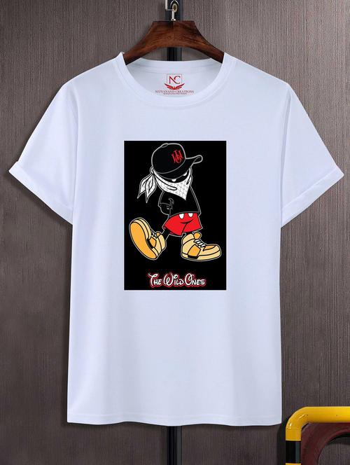 unisex graphic printed round neck tshirt - 20769791 - Standard Image - 0