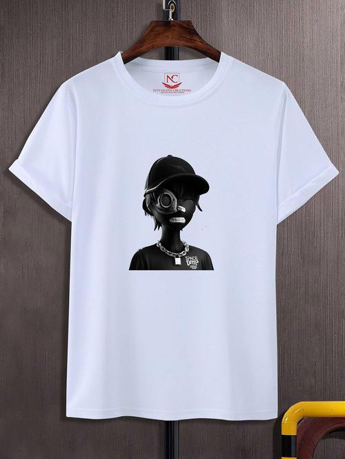 unisex graphic printed round neck tshirt - 20769829 - Standard Image - 0