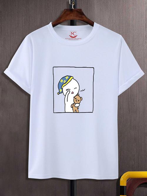 unisex graphic printed round neck tshirt - 20769872 - Standard Image - 0