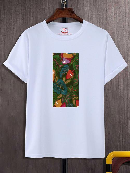 unisex graphic printed round neck tshirt - 20769896 - Standard Image - 0