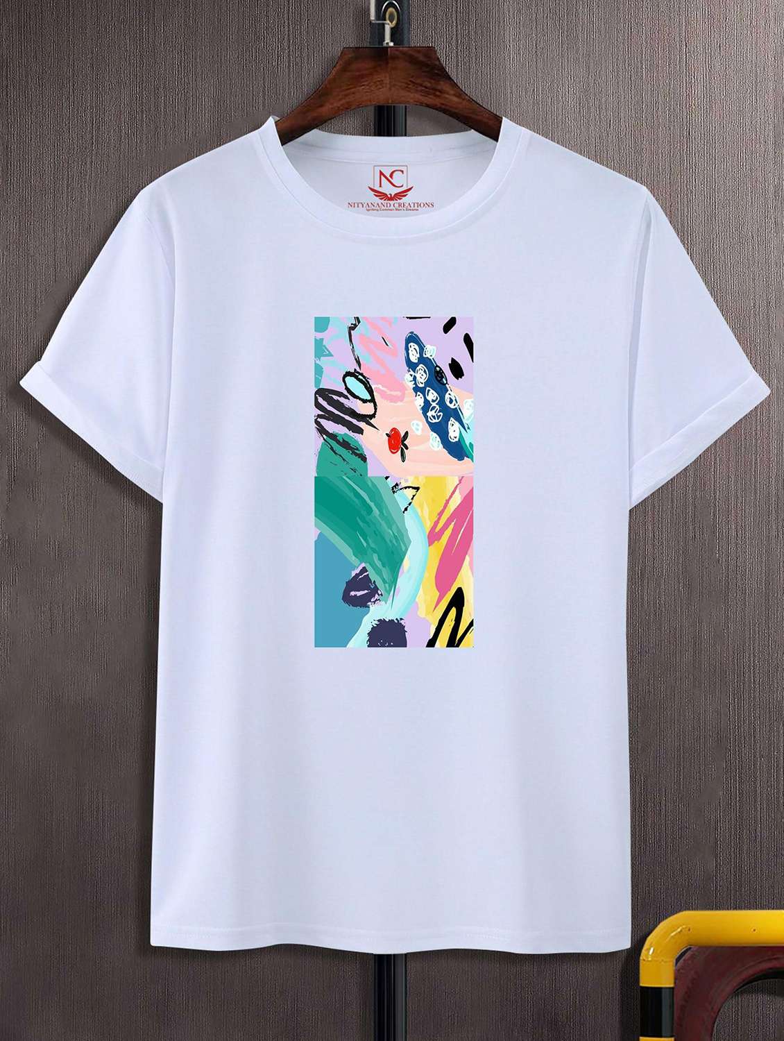 unisex graphic printed round neck tshirt