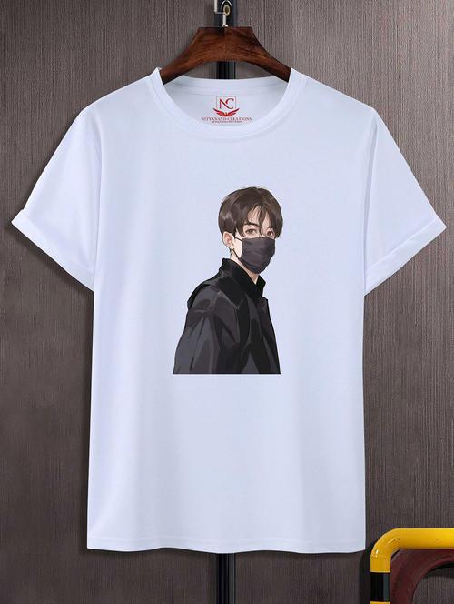unisex graphic printed round neck tshirt - 20769917 - Standard Image - 0