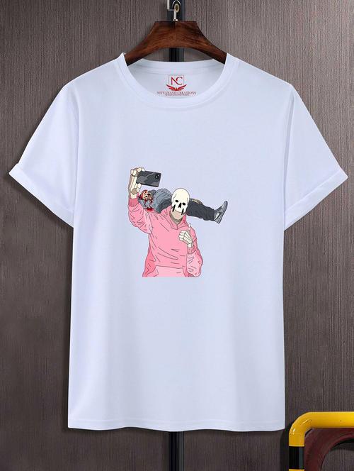 unisex graphic printed round neck tshirt - 20769923 - Standard Image - 0