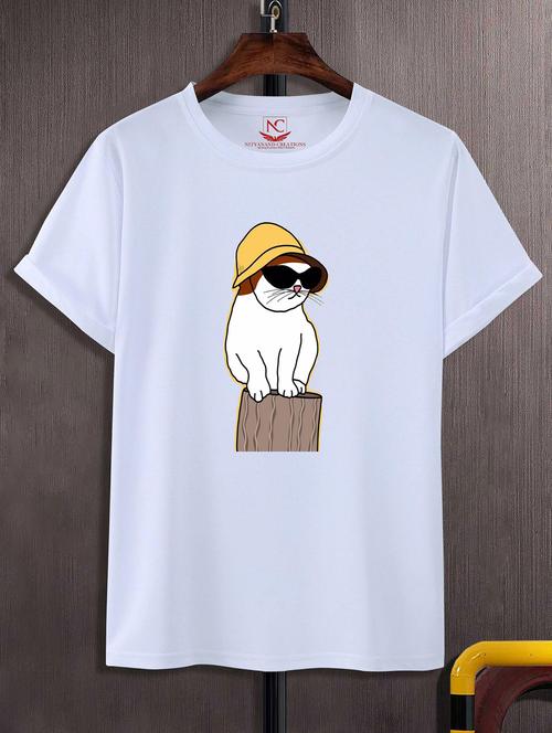 unisex graphic printed round neck tshirt - 20769928 - Standard Image - 0