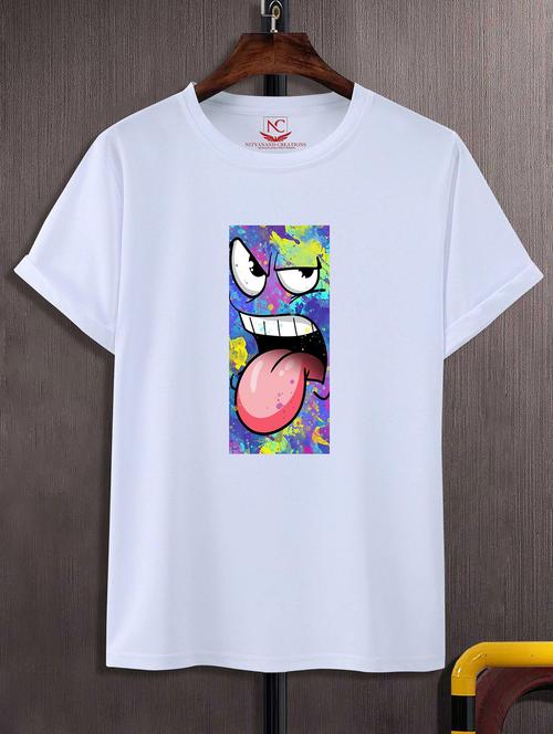 unisex graphic printed round neck tshirt - 20769931 -  Standard Image - 0