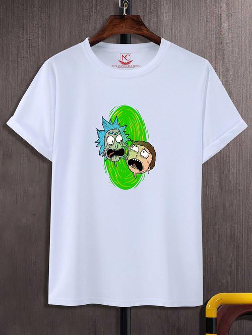unisex graphic printed round neck tshirt - 20769945 - Standard Image - 0
