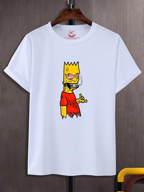 unisex graphic printed round neck tshirt - 20769963 - Standard Image - 0